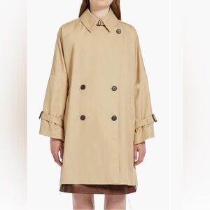 Weekend Max Mara Zelante Double Breasted Reversible Raincoat Original price $825
